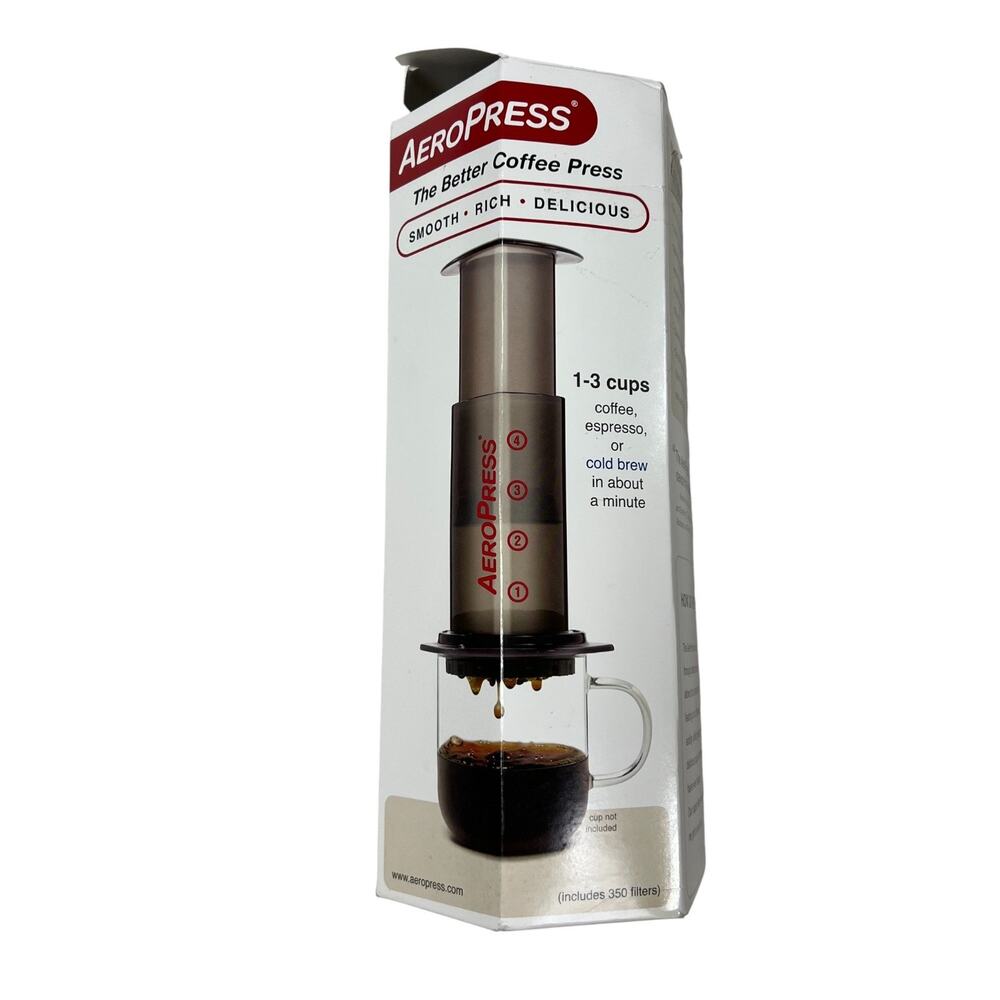 AeroPress Coffee Maker All-in-One French Press Espresso Portable 350 Filters